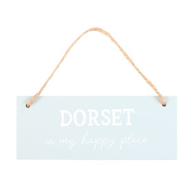 ##*Dorset is My Happy Place MDF Hanging Sign