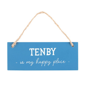 ##*Tenby is My Happy Place MDF Hanging Sign