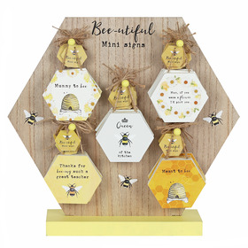 ##Bee MDF Sign [Display of 30]