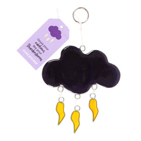##Count your Rainbows not your Thunderstorms  Resin Suncatcher