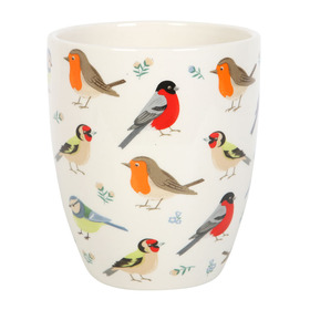 ##Britsh Garden Birds Ceramic Plant Pot