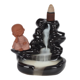 ##Buddha Waterfall Ceramic Backflow Incense Burner