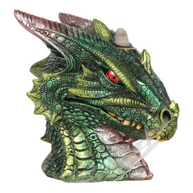 ##Green Dragon Head Resin Backflow Burner