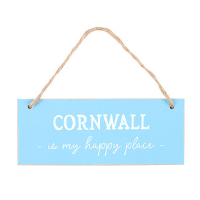 ##*Cornwall is My Happy Place MDF Hanging Sign