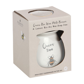 ##Queen Bee Ceramic Wax Burner with Vanilla Wax Melt Gift Set