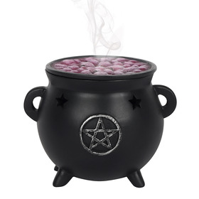 ##Pentagram Resin Incense Cone Cauldron Burner
