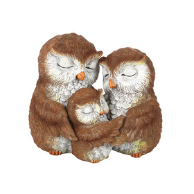 ##Owl-ways Be Together Resin Owl Family Ornament