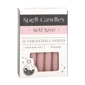 ##Pack of 12 Self Love Unscented Spell Candles