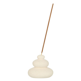 ##Minimalist Balancing Stones Ceramic Incense Stick Holder