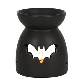 ##Black Bat Cut Out Ceramic Oil Burner