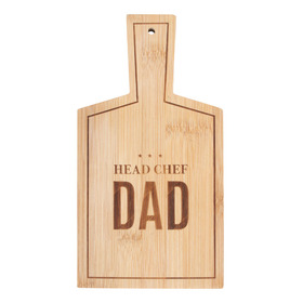##Head Chef Dad Bamboo Serving Board
