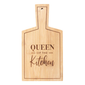 ##Queen of the Kitchen Bamboo Serving Board