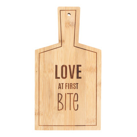 ##Love At First Bite Bamboo Serving Board