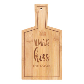##Kiss the Cook Bamboo Serving Board