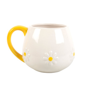 ##Daisy Ceramic Rounded Mug