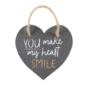 ##You Make My Heart Smile Slate Heart