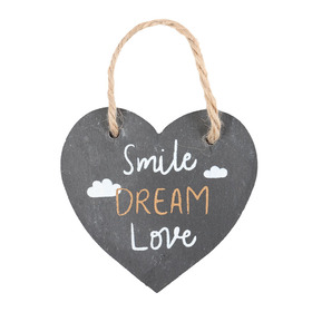 ##Smile Dream Love Slate Heart