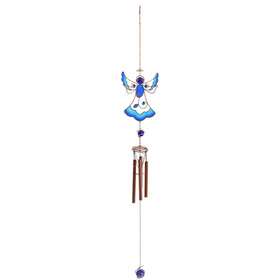 ##Angel Windchimes with Metal Glass Chimes