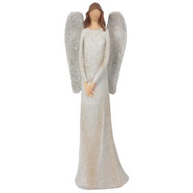 ##Aurora Large Angel Resin Ornament